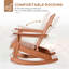 Chaise berçante à bascule
