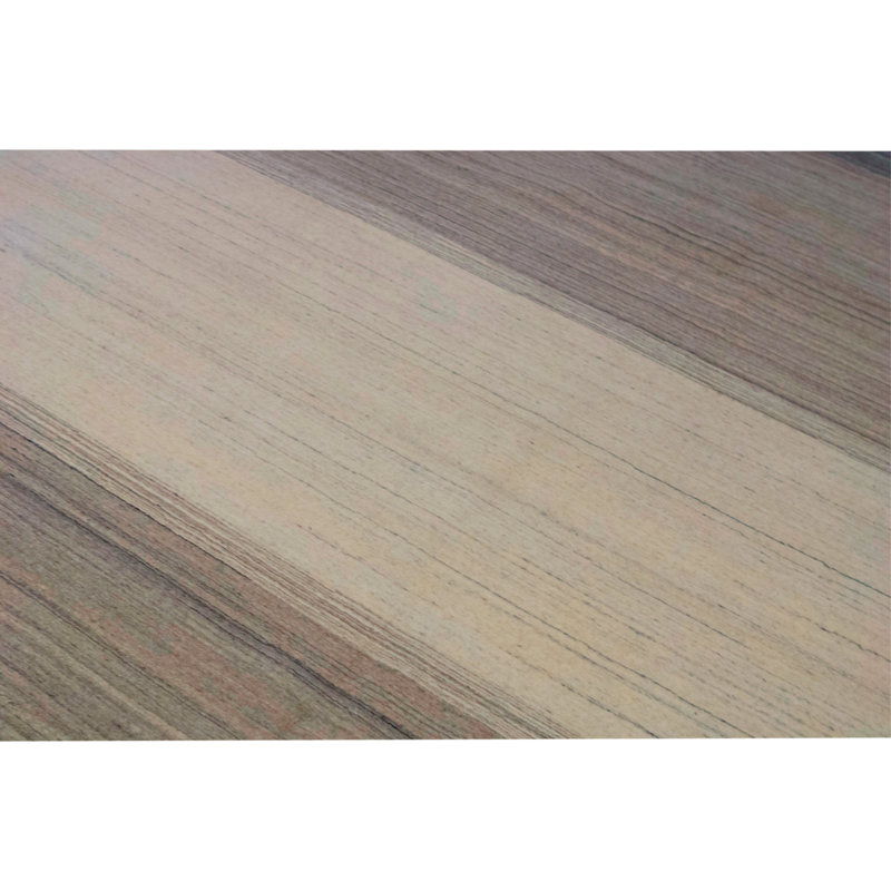 Tapis brun / ivoire / jaune clair noué à la main de conception unique 8 pi 9 po x 11 pi 9 po