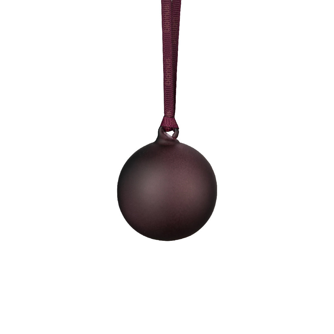 JUHLA 3" Glass Bauble, Plum