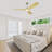 52''  Natual Wood Colour 3-Blade Ceiling Fan with LED Lights with Remote App Control Silver  Fan Body-88202010-88202008