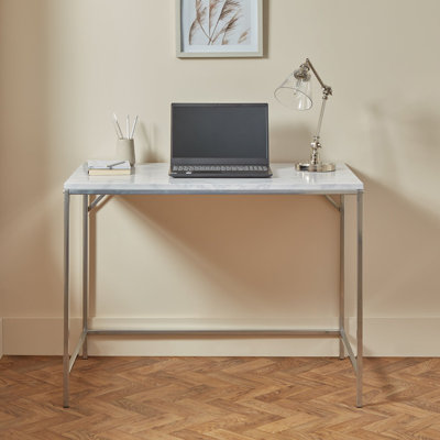 Kalyssa Metal Base Writing Desk