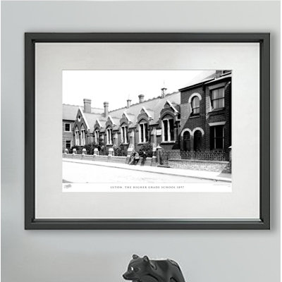 Luton, The Higher Grade School 1897 - Single Picture Frame Print