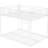 Metal Full Over Bunk Bed, White - Modern And Convenient For Homes Bed With Practical Stylish Bedroom-110245038-110245039