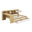 Lit de jour double avec armoires et tiroirs de rangement-1536494058