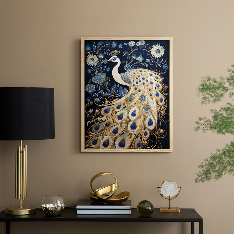ANIMALS Series CCXXXVII Framed Print - Solid Wood, 15'' H x 12'' W