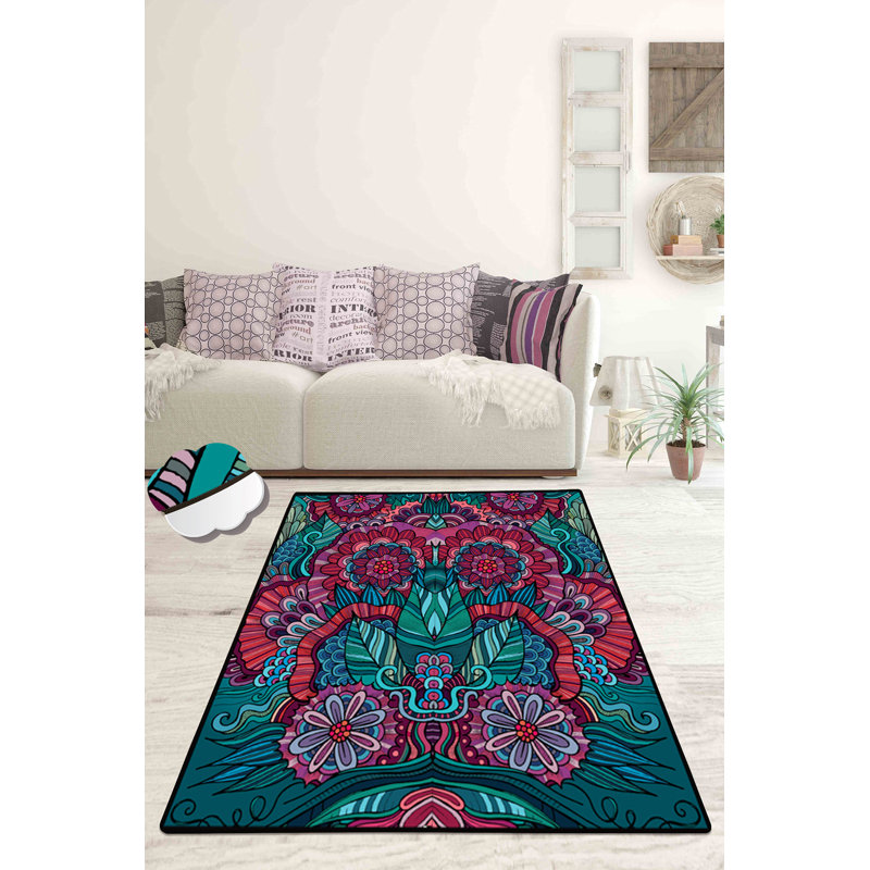 Antibacterial Hall Carpet, 100% Polyester, 39.4 x 78.7 inches | Non-Slip Felt Dot Underside, 0.39 in Pile Height, Machine Washable | Soft & Durable Area Rug for Entryways, Living Rooms, and Home Décor
