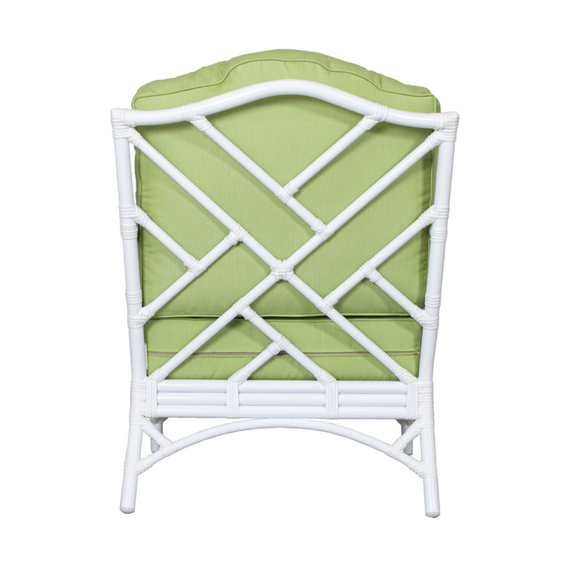 Chippendale Outdoor Lounge Chair, Canvas Macaw Sunbrella® Canvas
