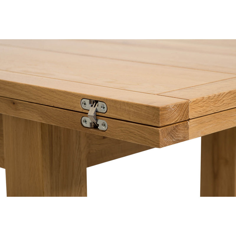 Farris Extendable Oak Solid Wood Dining Table