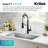 KRAUS Coda Commercial Style 2-Function Single Handle Pull Down Kitchen Faucet-106899893