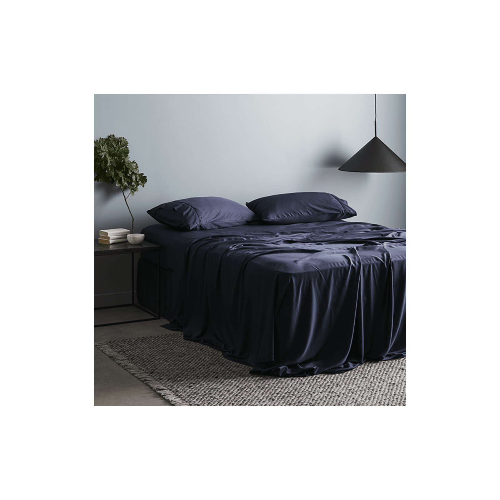 Signature Sateen Sheet Set, Queen Sheet Set with 3 Additional Pieces, Ocean