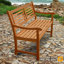 Sun Flair Wooden Bench