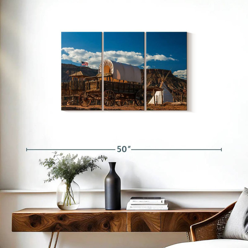 Lelar Prairie Schooner, 20" H x 33" W