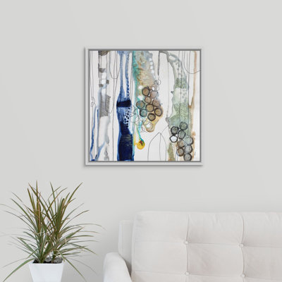 « botanique contour xiv », peinture sur toile