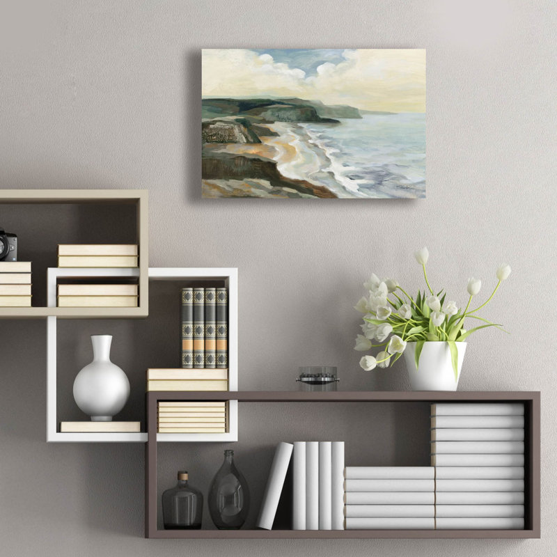  «Irish Coast Dark» par Silvia Vassileva, art mural en verre acrylique, 24 po x 16 po, H 16 po x l 24 po