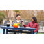 Tabourets de bar de patio en PEHD avec repose-pieds (lot de 2)-774301812-774301817