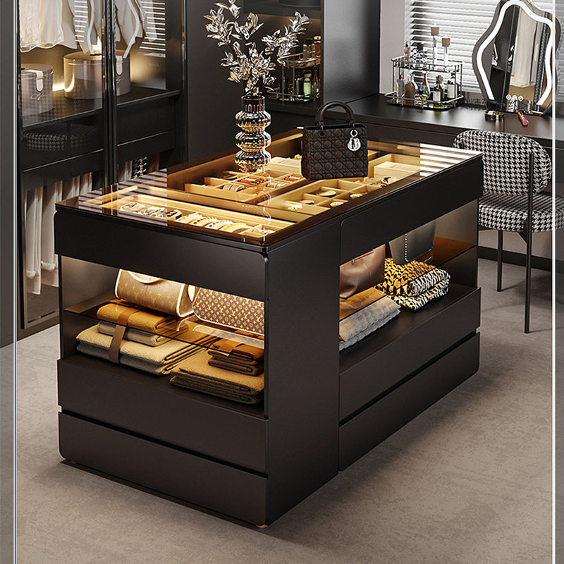 Armoire de rangement à bijoux, Noir, noir, noir, noir