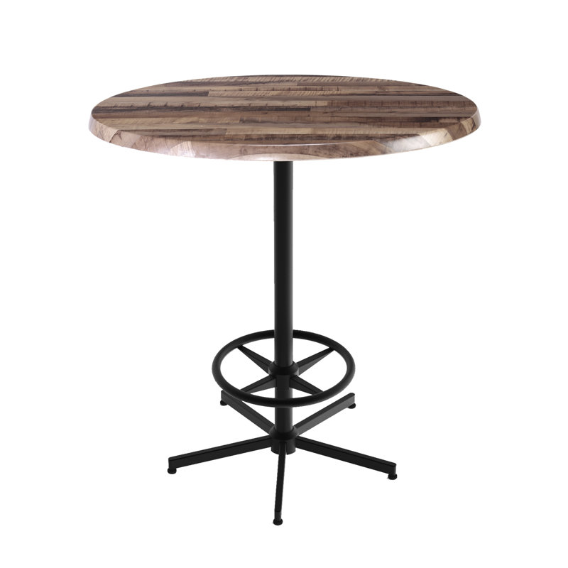 42 po de hauteur, table intérieure / extérieure, L 36 po x l 36 po, Rustique
