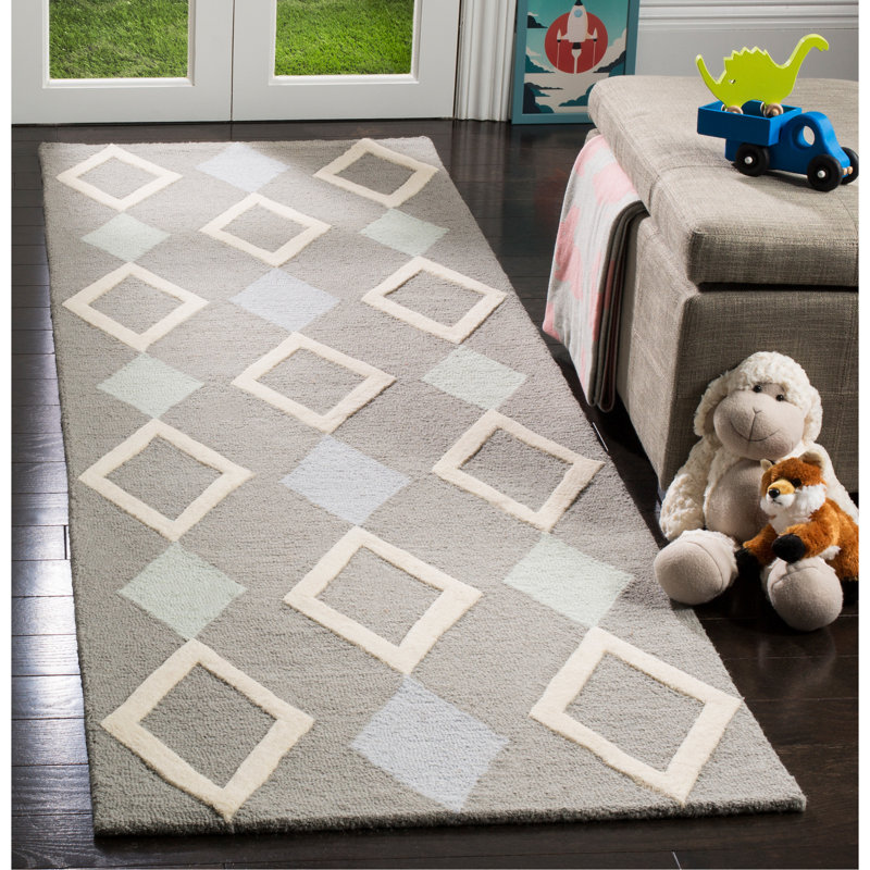 Krystyna Hand Tufted Wool Rug, Runner 2'6" x 8'