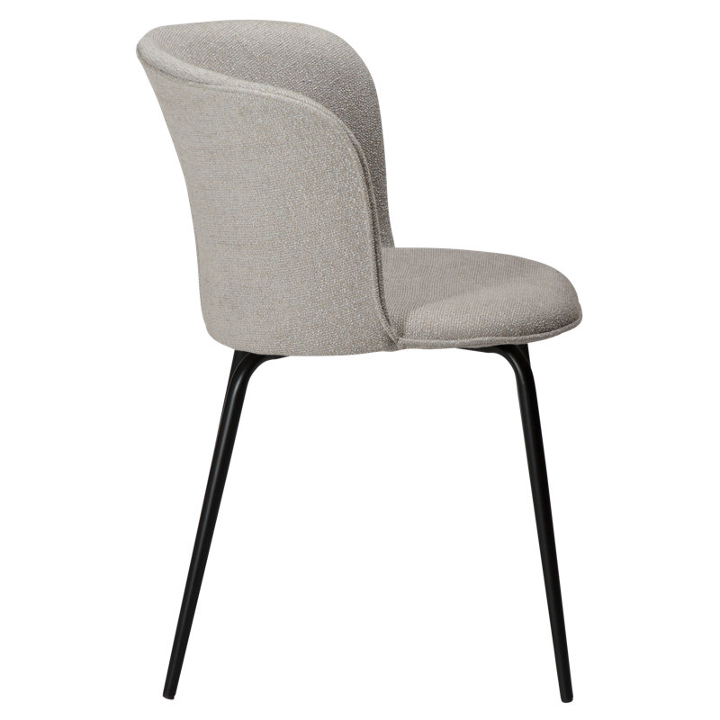 Eden Dining Chair, Sand, Black