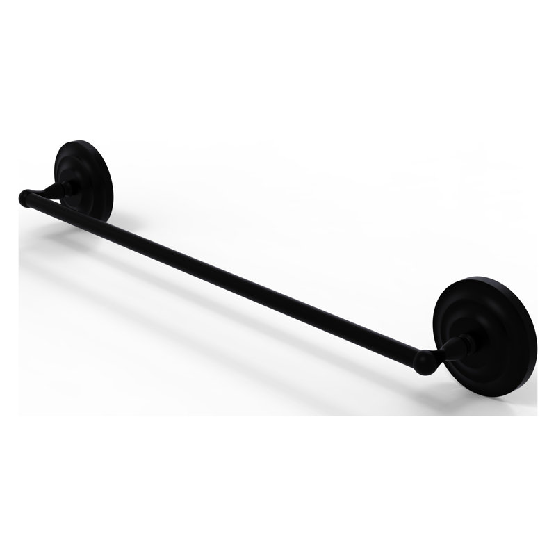 Barre à serviettes murale Leamore, 3" H x 18" L x 3" D, Noir mat