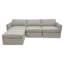 All Modern Left Facing Sectional No Ottoman--Truffle-1707489153