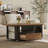 Solid wood senior creative retro style tea table-108287724