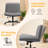 Wheeled Wide Seat Leisure Office Chair-96327777