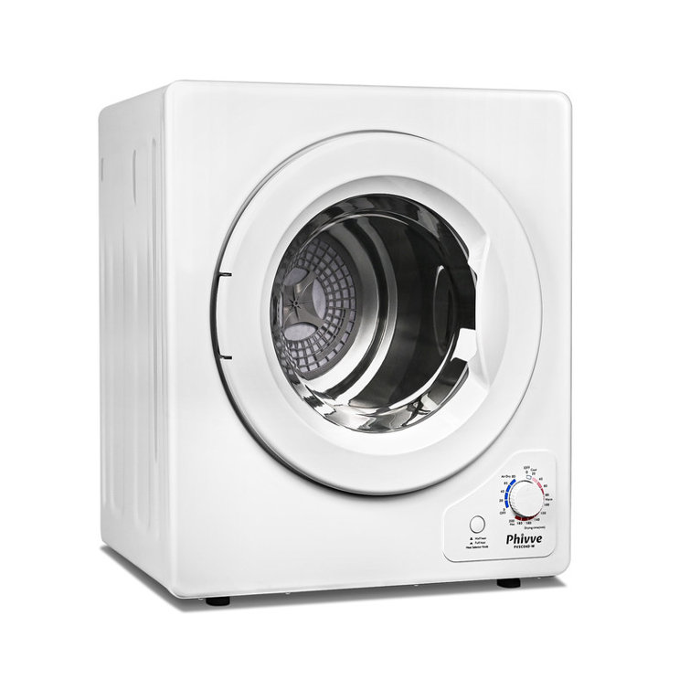 2.8-cu ft Stackable Vented Smart Electric Dryer (White) ENERGY STAR