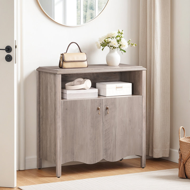 Console, armoire de rangement avec tablette réglable, buffet en bois d'ingénierie