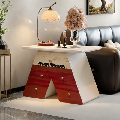 Simple four-drawer wooden multi-functional cabinet