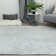 Alfa Rich Ashli Silver Gray Washable Cotton Area Rugs for Living Room Bedroom Kitchen Dining