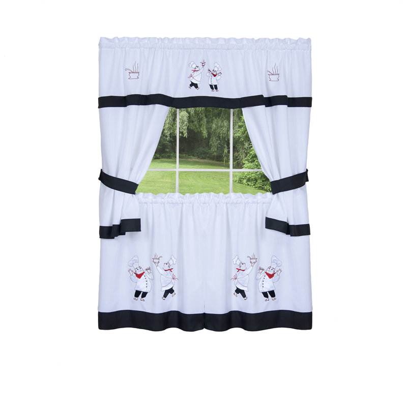 Rideau de café 36 po Adlington Gourmet, L 24 po x L 52 po