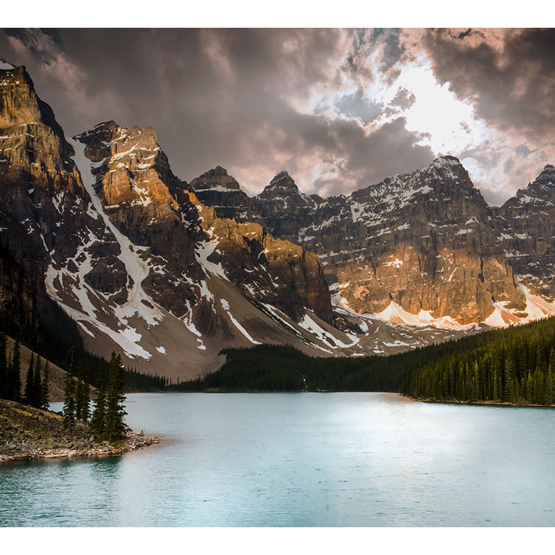 Lake Louise VI Painting by David Brown, Image Brush Gel