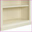 Bibliothèque moderne 83,4 po à 5 niveaux avec bande lumineuse DEL, tablettes réglables | Bois massif et panneau de fibres à densité moyenne | Beige + jaune-415280309