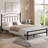 Black Metal Headboard Fits Full, Queen, King Size Bed Frames-282485773