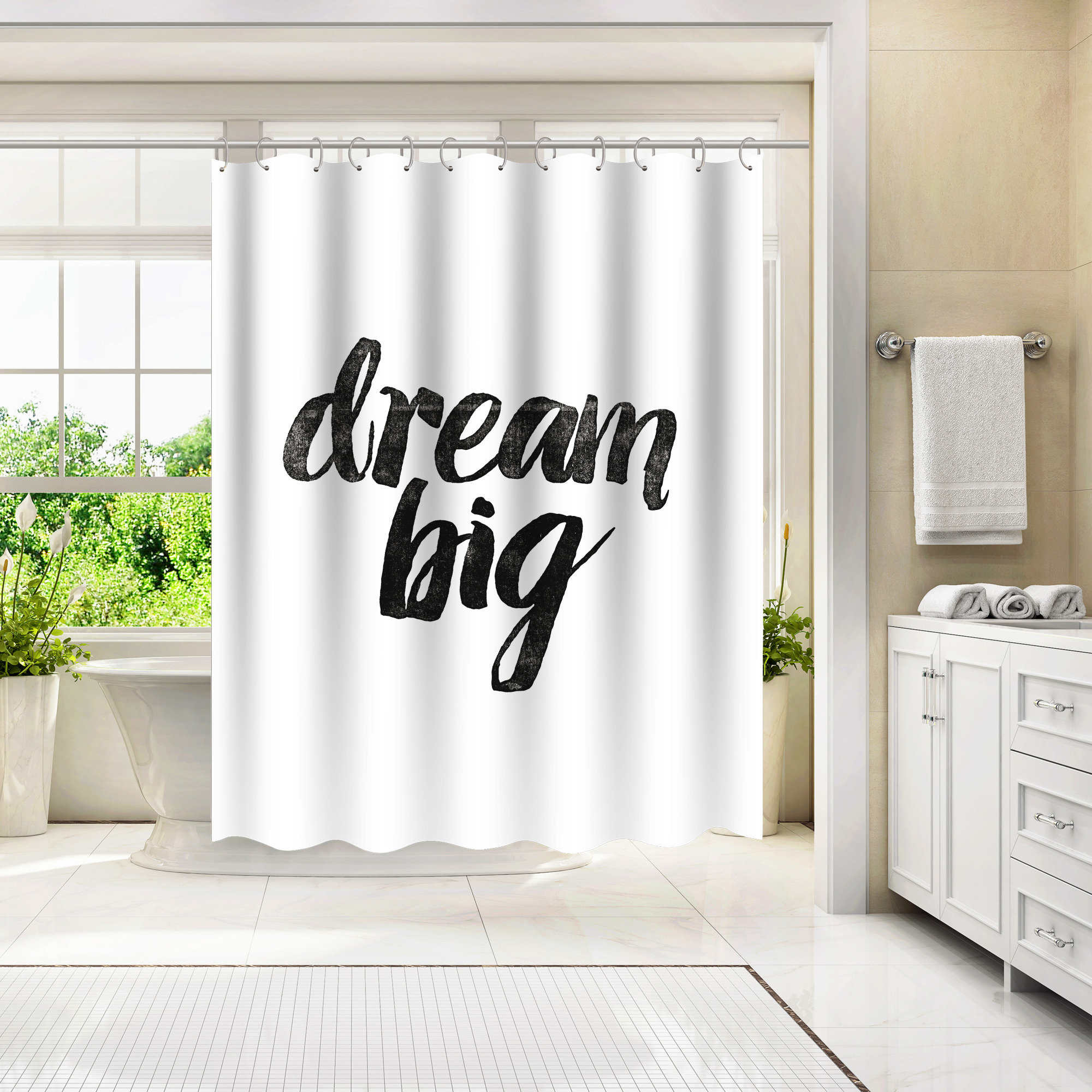 Americanflat 71 X 74 Shower Curtain, Koi Fish By Suren Nersisyan