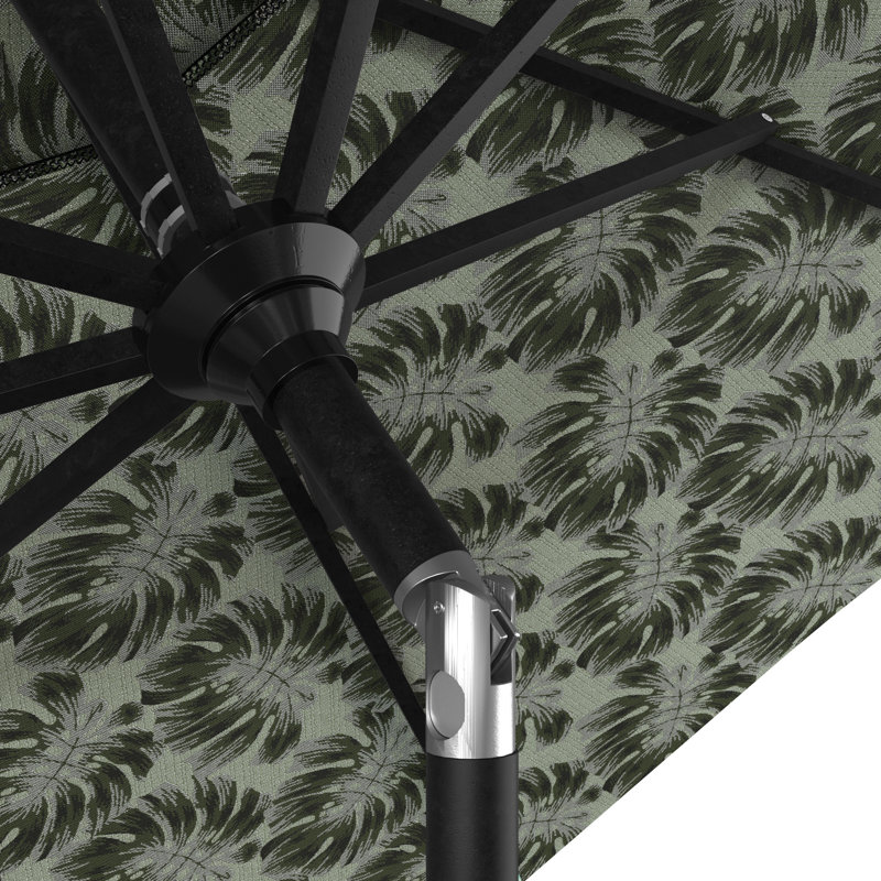 Parasol de marché 9 pi Junerose, Palm Hunter - Pacifica Premium