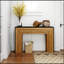 Console 47 po en bois moderne, table de vestibule, canapé - Design rustique et contemporain, durable et peu encombrant