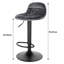 Ashar Swivel Upholstered and Velvet Adjustable Height Bar Stool with Steel Frame-2108007900