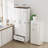 71" Farmhouse Storage Cabinet with 2 Adjustable Shelves & Barn Doors - Rustic Organizer for Kitchen, Bathroom, Laundry Room-814483828