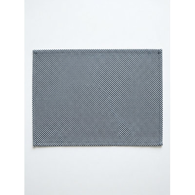 Navy Blue Horizon Weave Indoor Outdoor Placemat