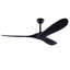 Ventilateur de plafond 52 pouces en ABS avec support standard à distance sans lumières pour garage, patio, porche, garage ou salon
