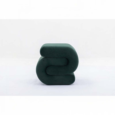 Unique Upholstered Wool Ottoman