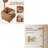 Freestanding Wood Coat Rack with 5 Hooks and Storage Basket-112623932