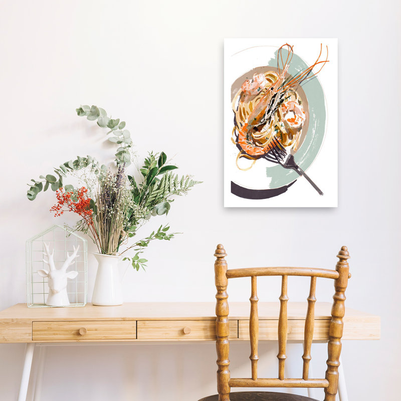 Art mural contemporain Gourmet, 24" H x 16" W