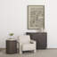 Terra Solid Wood 2 - Door Half Circle Accent Cabinet-1796965646