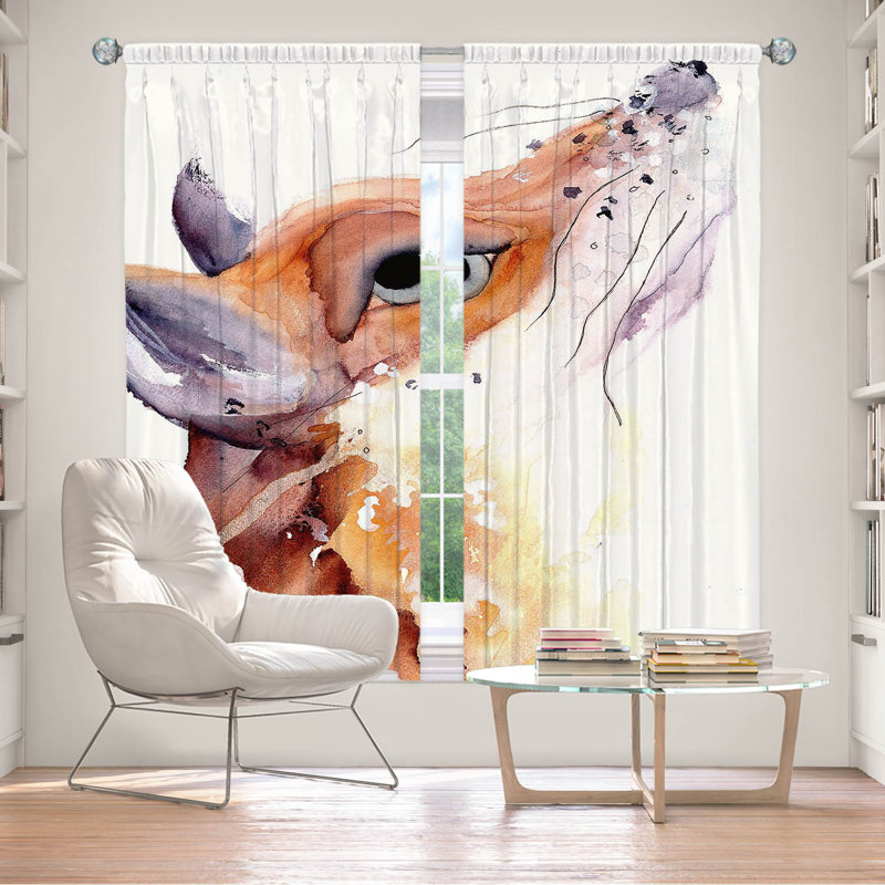 Rideau simple obscurcissant avec passe-tringle Delaughter, L 40 po x L 82 po