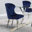 Ensemble de 2 chaises d'appoint en velours Kerasoula-1967436260