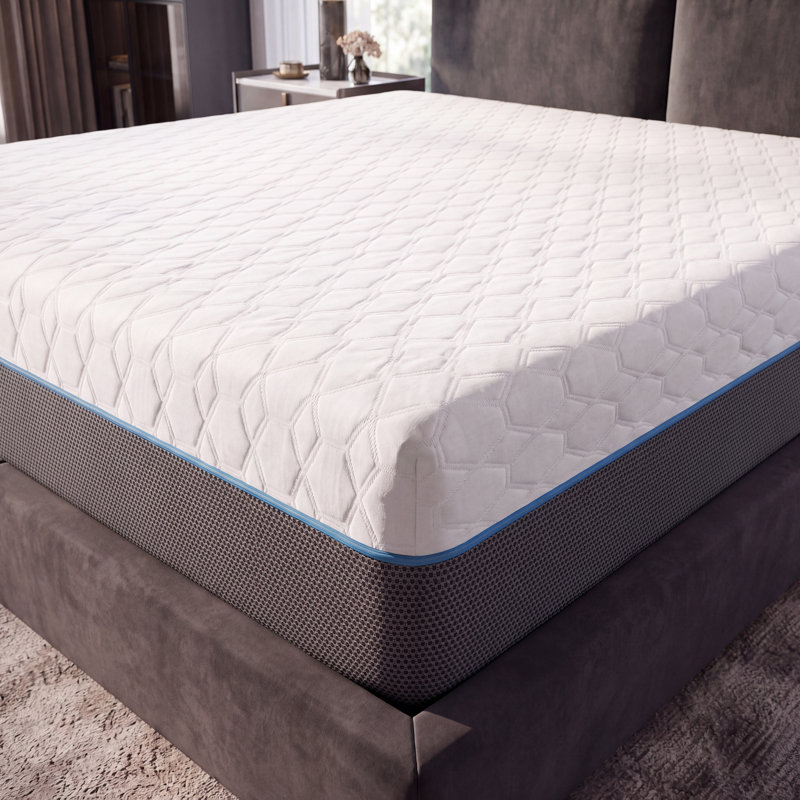 Matelas en mousse viscoélastique gélifiée 12 po, 12", Très grand simple