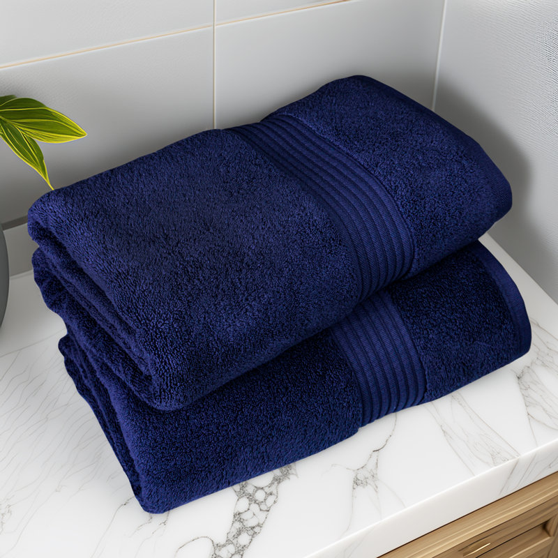 100% Cotton Midweight Mulit-Size Set, Navy